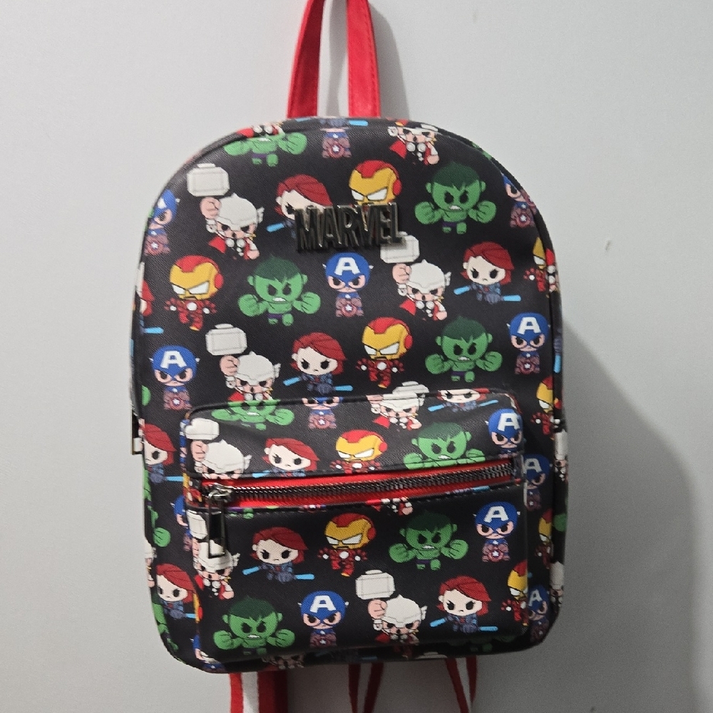 Marvel Backpack - Black with Red Accents